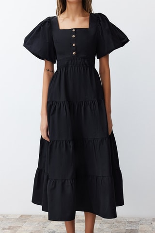 Robe midi - Noir