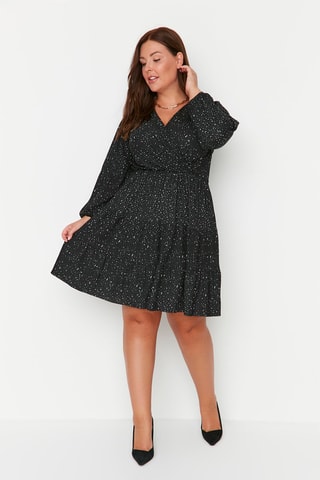 Robe patineuse - Noir et blanc
