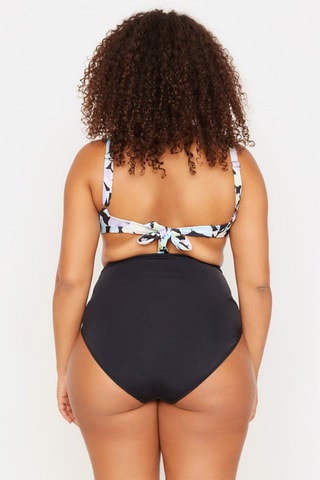 Bas de maillot taille haute - Noir