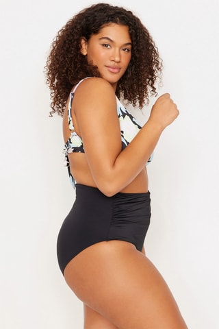 Bas de maillot taille haute - Noir