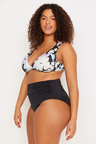 Bas de maillot taille haute - Noir