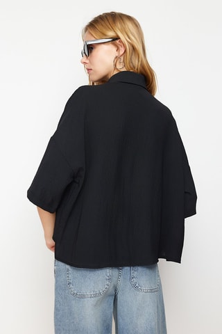 Chemisier oversize - Noir