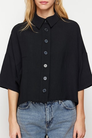 Chemisier oversize - Noir