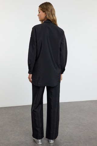 Chemisier regular et pantalon regular - Noir