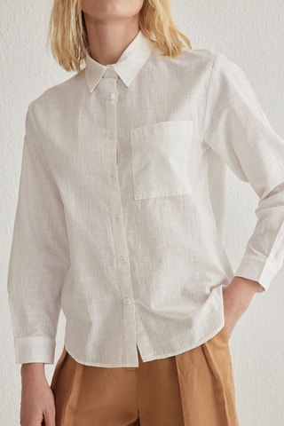 Chemisier oversize - Blanc
