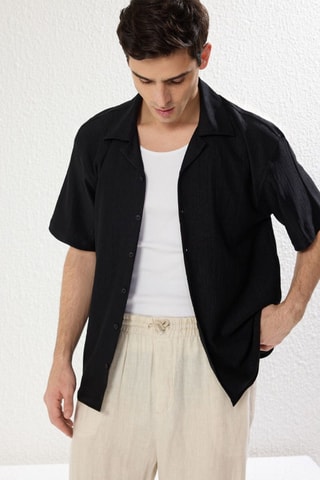 Chemise oversize - Noir