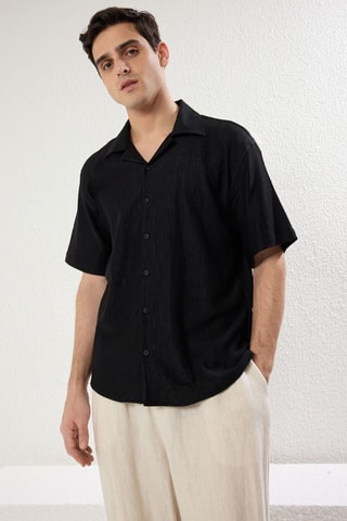 Chemise oversize - Noir