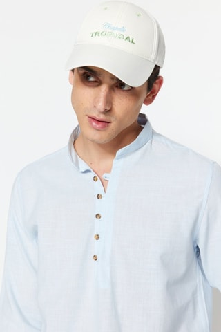 Chemise slim - Bleu