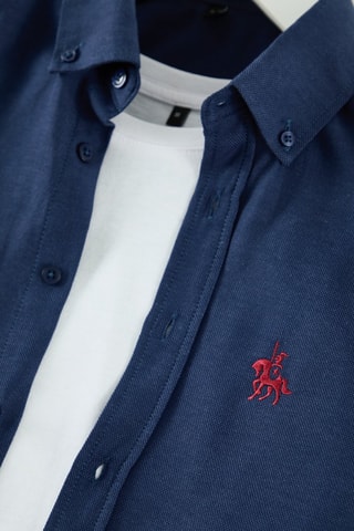 Chemise regular - Bleu marine