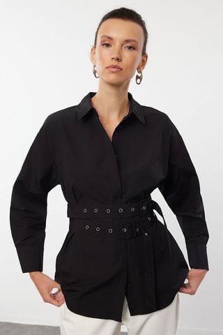 Chemisier oversize - Noir