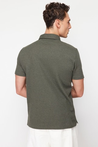 Polo regular - Kaki