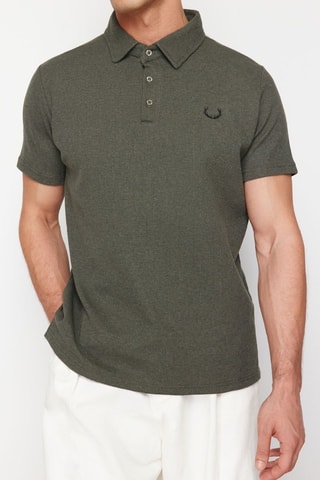 Polo regular - Kaki