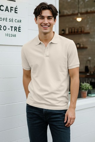 Polo regular - Beige