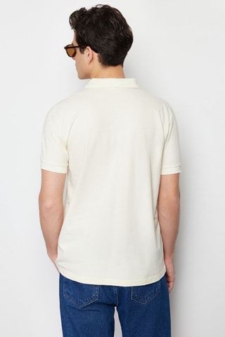 Polo regular - Beige clair