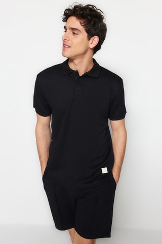 Polo regular - Noir