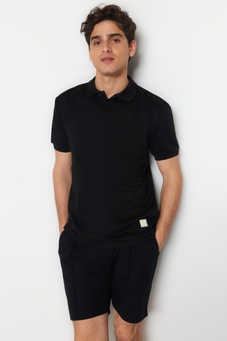 Polo regular - Noir