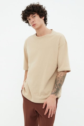 T-shirt oversize - Beige