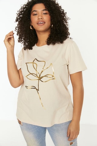 T-shirt - Beige