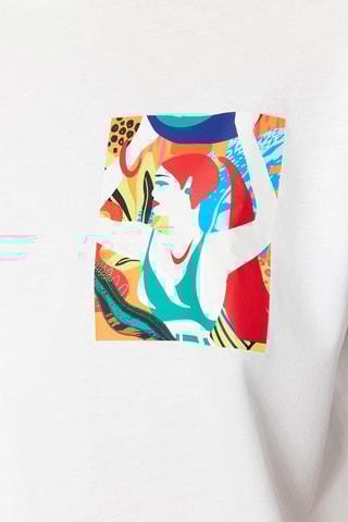 Crop top wide - Blanc
