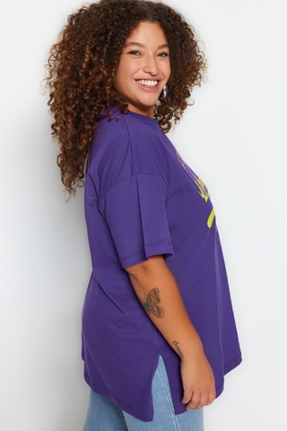 T-shirt oversize - Violet