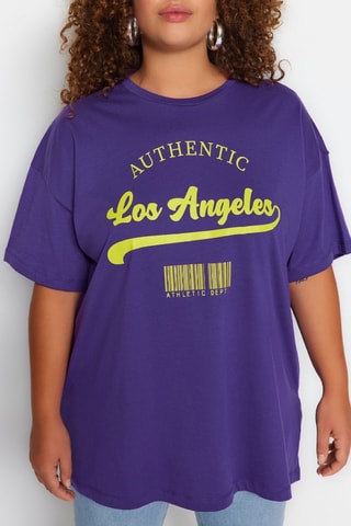 T-shirt oversize - Violet