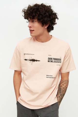 T-shirt oversize - Rose