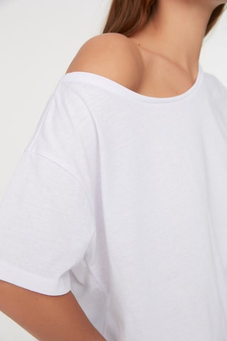 T-shirt oversize - Blanc