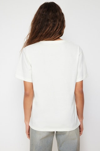 T-shirt oversize - Blanc