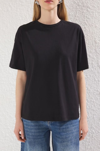 T-shirt relaxed - Noir