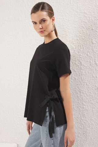 T-shirt relaxed - Noir