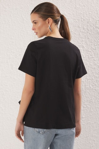 T-shirt relaxed - Noir