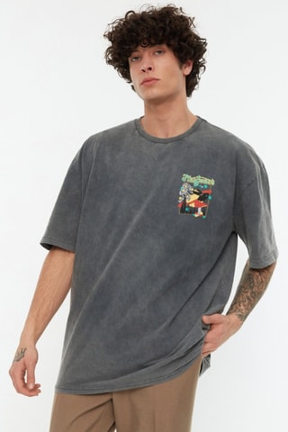 T-shirt oversize - Anthracite