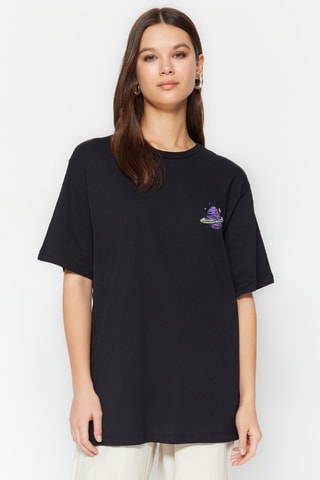 T-shirt oversize - Noir