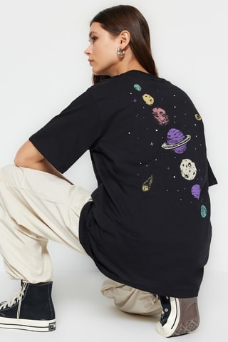 T-shirt oversize - Noir