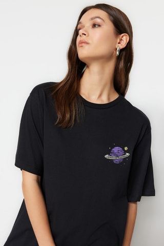 T-shirt oversize - Noir