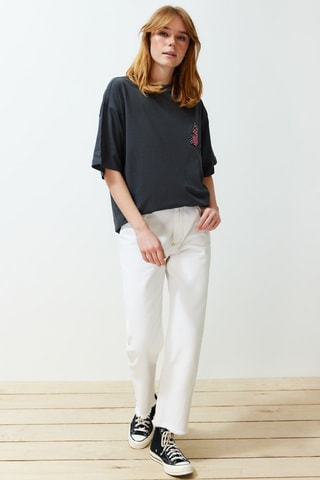 T-shirt oversize - Anthracite