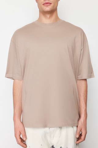 T-shirt oversize - Beige