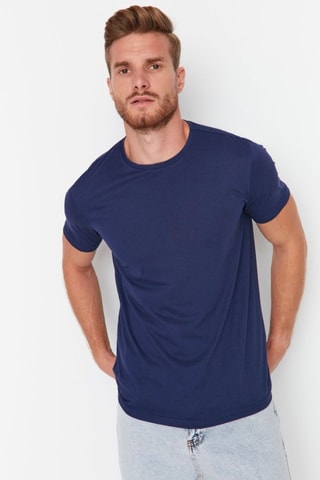 2 t-shirts slim - Bleu