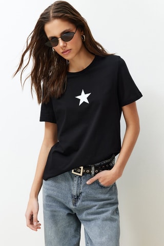 T-shirt regular - Noir