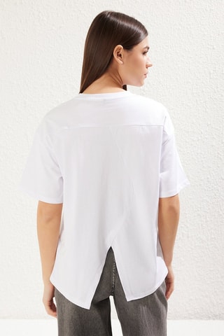 T-shirt oversize - Blanc