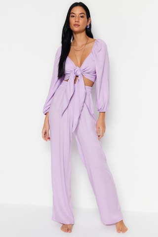 Blouse et pantalon - Violet