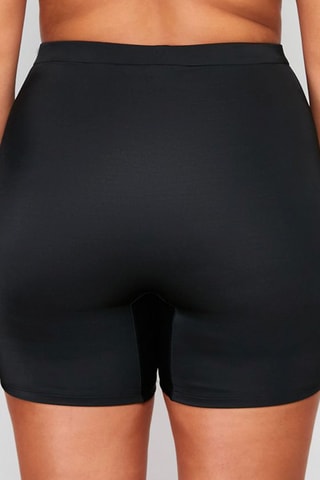 Cycliste de bain taille haute - Noir