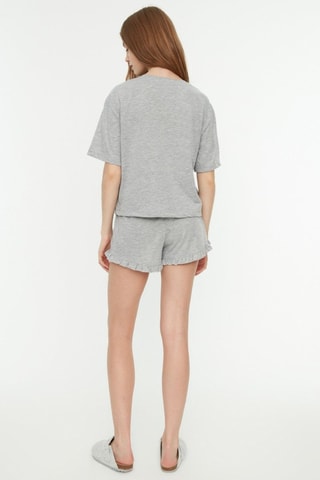 T-shirt et short - Gris clair chiné