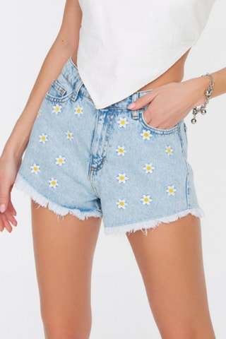 Short de plage - Bleu clair