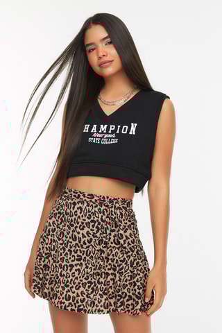 Short - Camel et noir