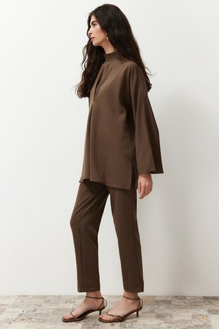 Top et pantalon - Marron