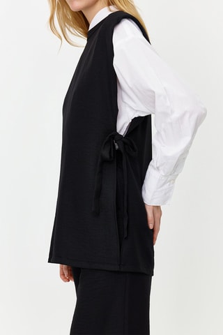 Top et pantalon wide legs - Noir