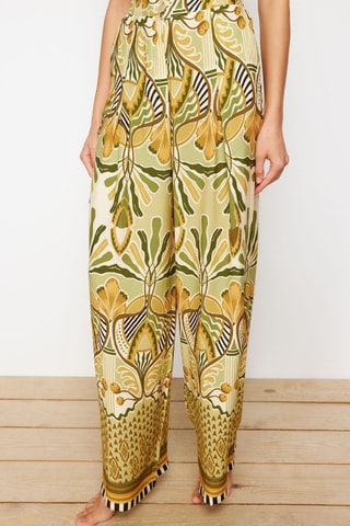 Crop top et pantalon de plage - Kaki