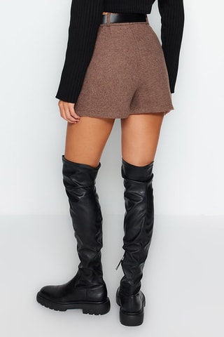 Jupe-short - Marron