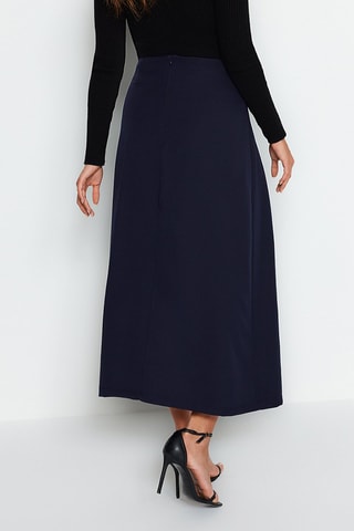 Jupe midi - Bleu marine